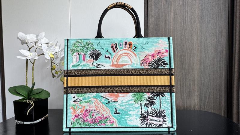 Large Dior Souvenir Medium Dior Book Tote M1286