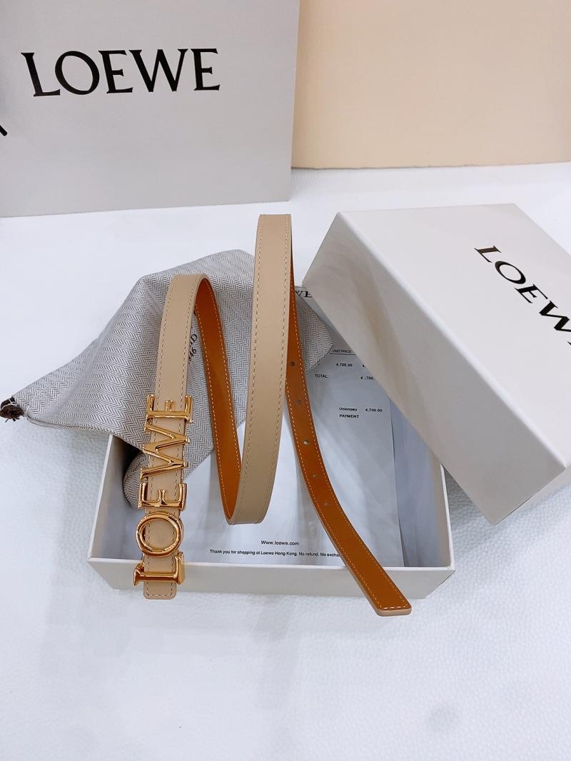 Loewe 15mm Leather Belt BLO61701