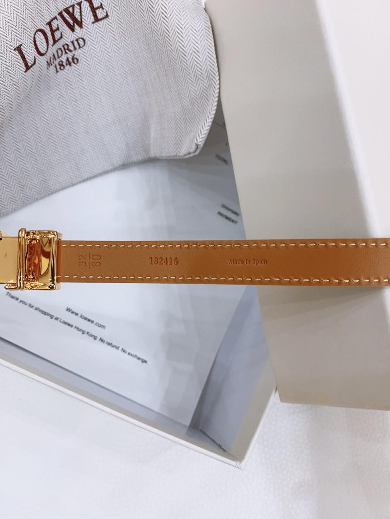 Loewe 15mm Leather Belt BLO61701