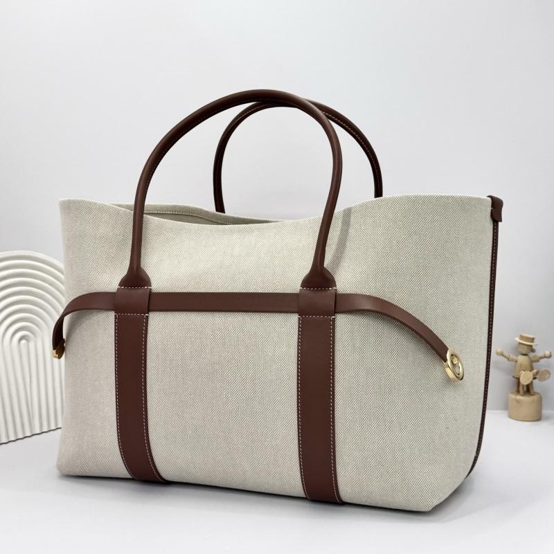 Loro Piana Ghiera Shopper Large Canvas FAO7475