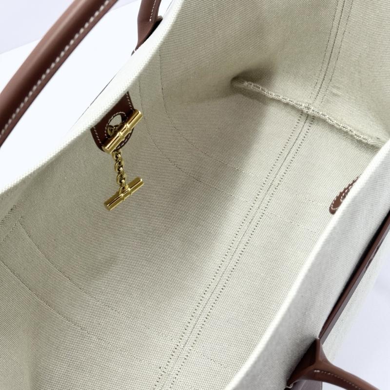 Loro Piana Ghiera Shopper Large Canvas FAO7475