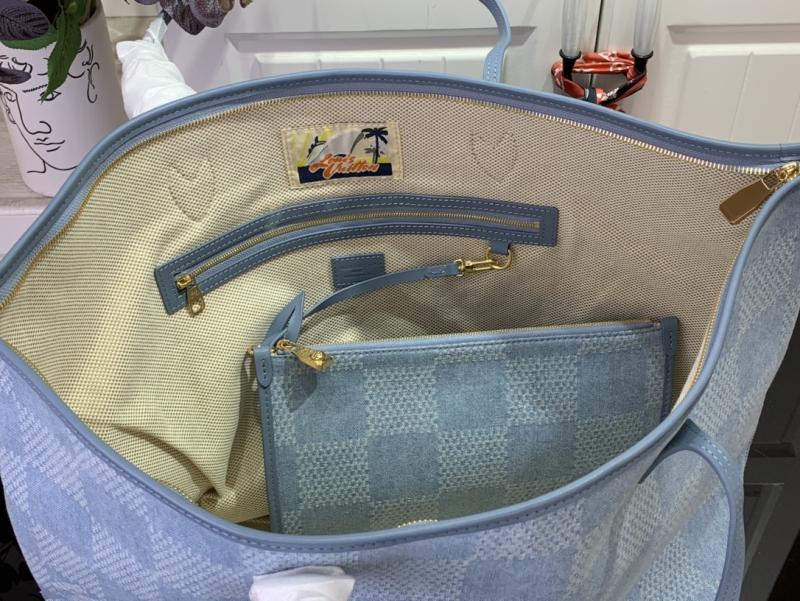 Louis Vuitton Denim Nevereverfull N00198