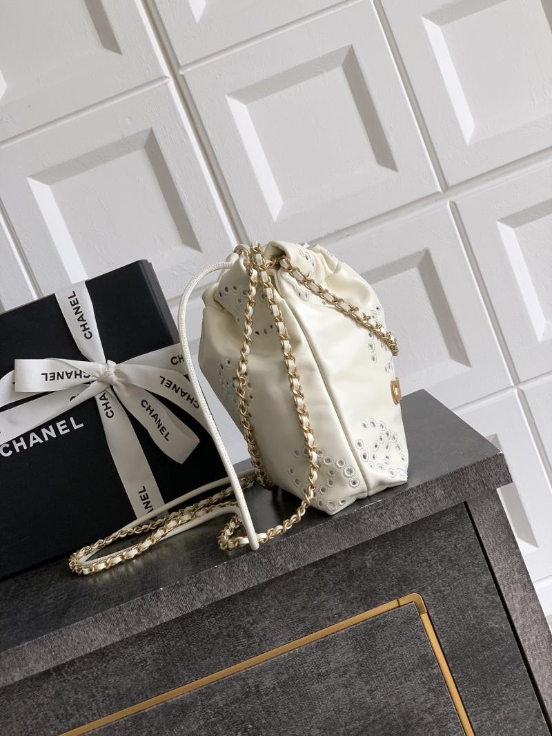 Mini Chanel 22 Handbag Cream AS3980