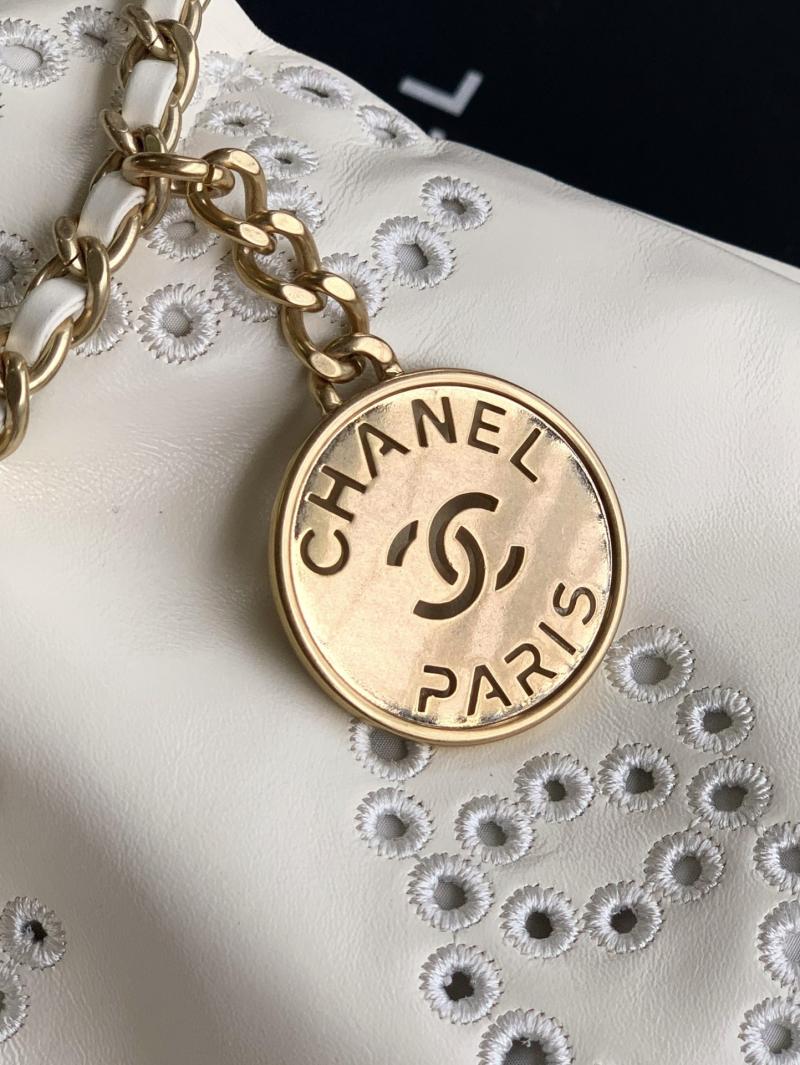 Mini Chanel 22 Handbag Cream AS3980