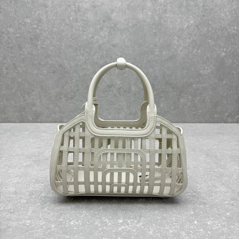 Miu Miu Leather basket White 5BA294