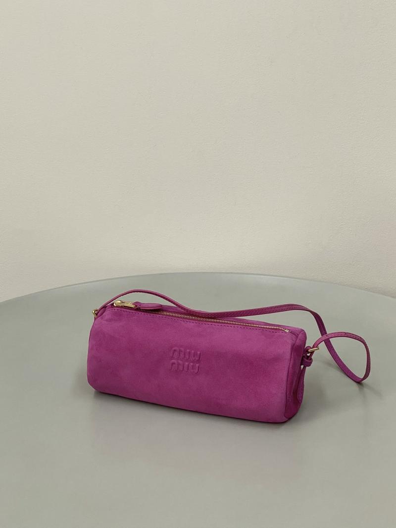 Miu Miu Suede pouch Fuchsia 5NE851