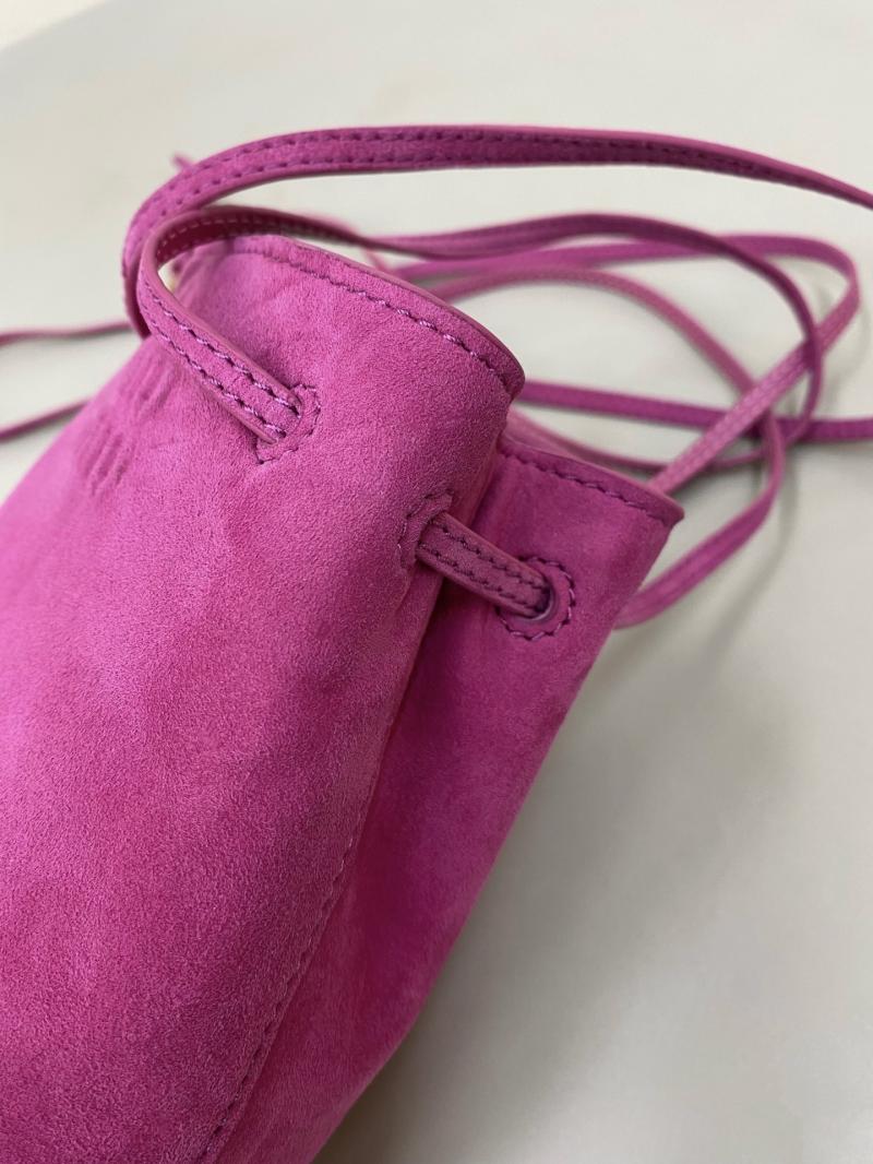 Miu Miu Suede pouch Fuchsia 5NF460