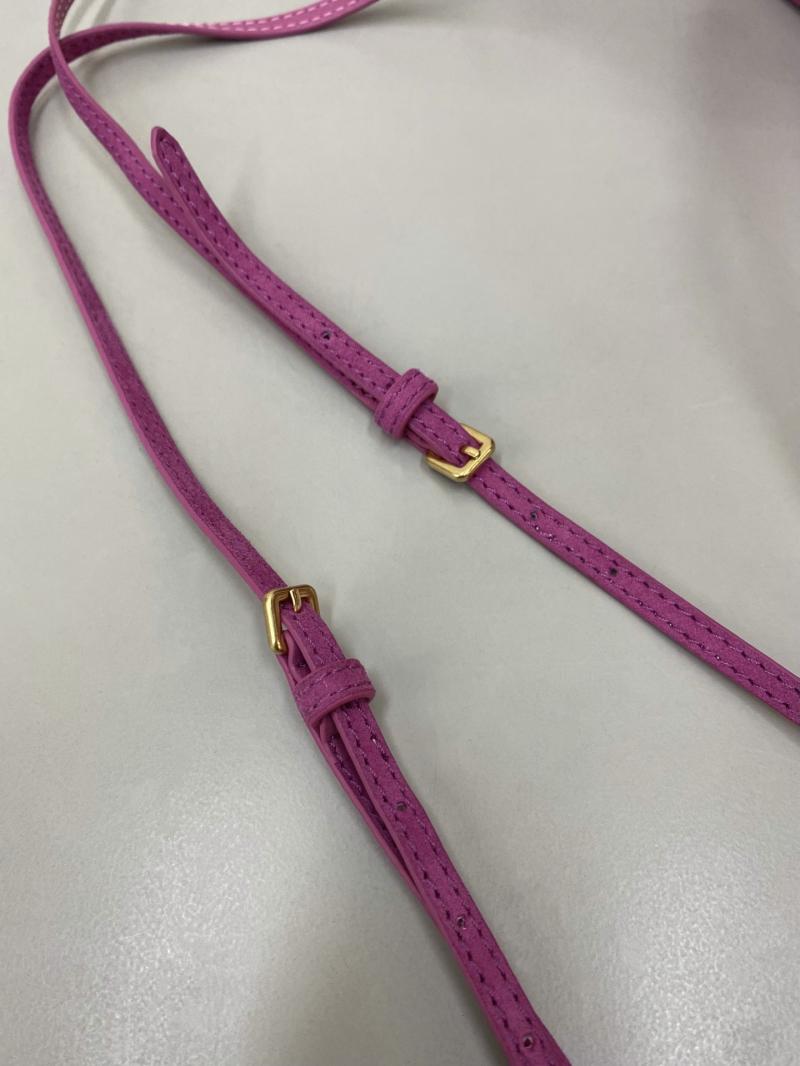 Miu Miu Suede pouch Fuchsia 5NF460