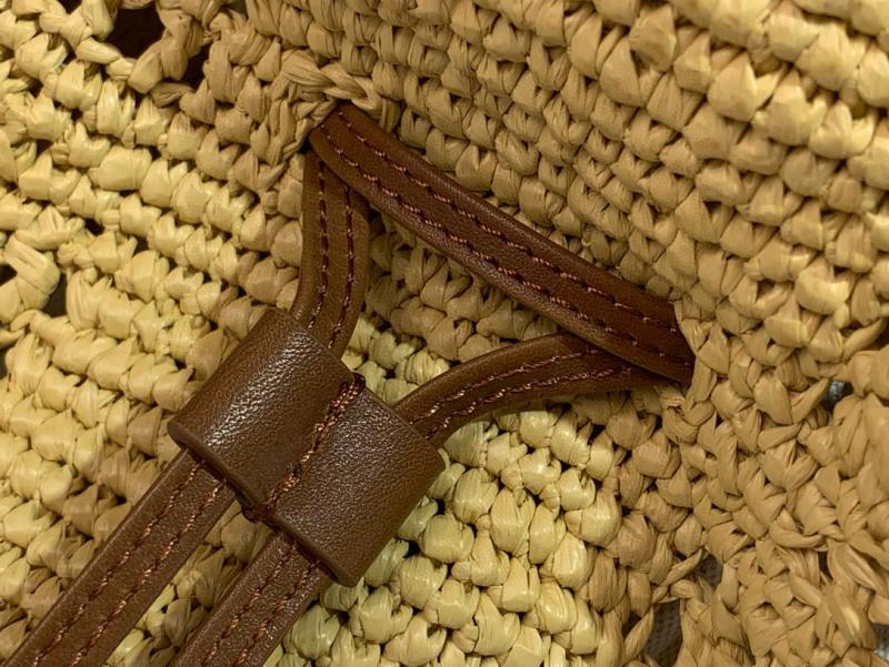 Saint Laurent Raffia Jamie Shopping Bag 838876