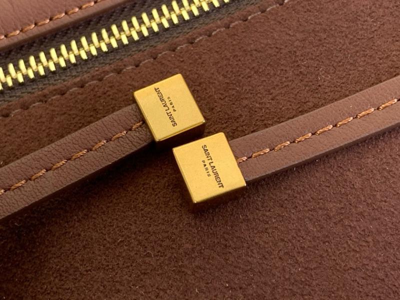 Saint Laurent Suede Bea Tote Bag Brown 763435
