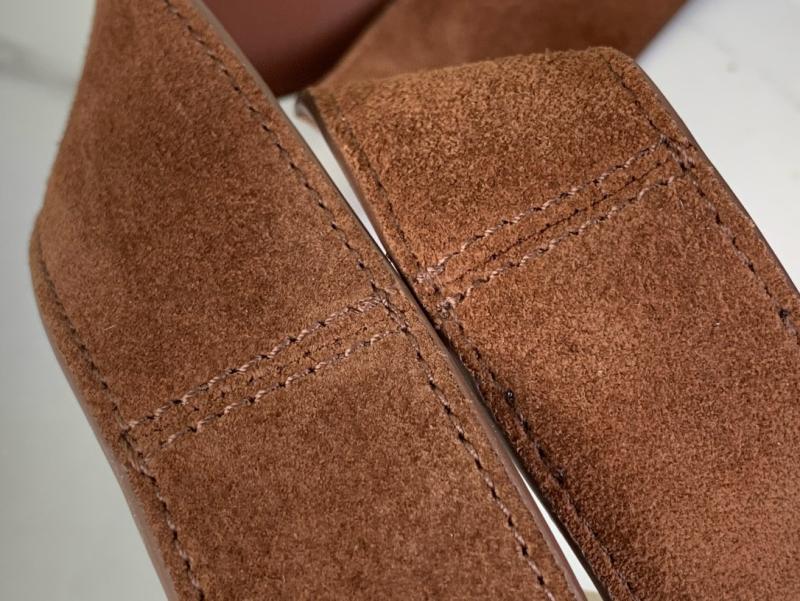 Saint Laurent Suede Bea Tote Bag Brown 763435