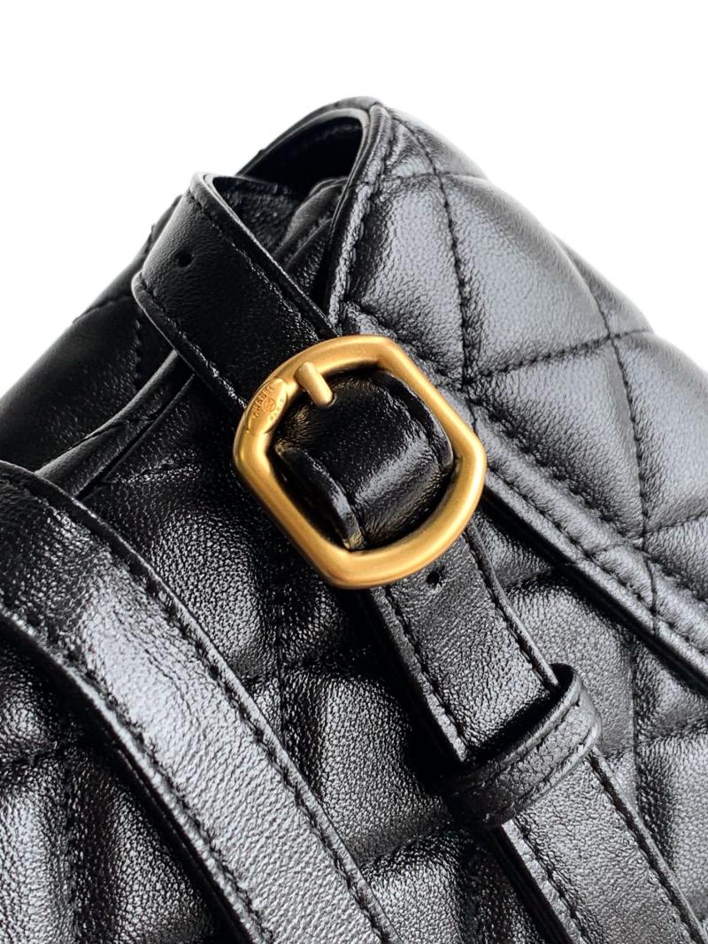 Small Chanel Lambskin Crossbody Bag Black AP4679