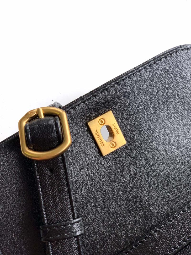 Small Chanel Suede Crossbody Bag Grey AP4679