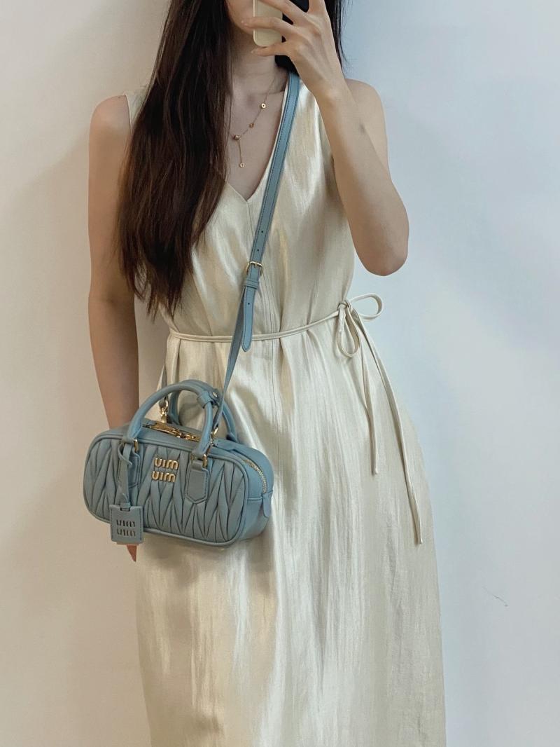 Small Miu Miu Arcadie Bag Powder Blue 5BB142