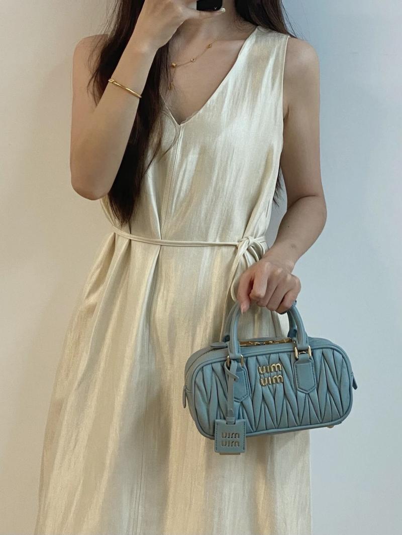 Small Miu Miu Arcadie Bag Powder Blue 5BB142