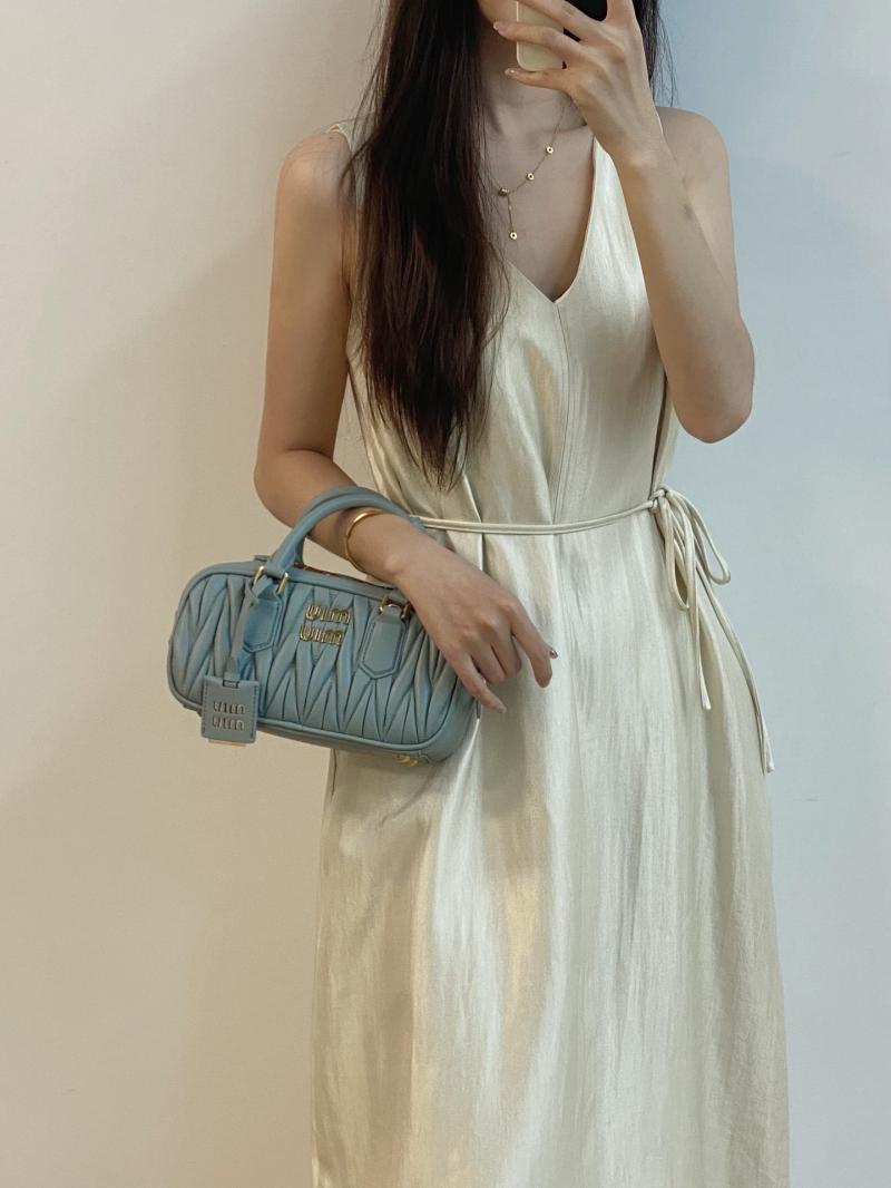 Small Miu Miu Arcadie Bag Powder Blue 5BB142