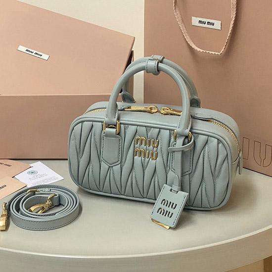 Small Miu Miu Arcadie Bag Powder Blue 5BB142