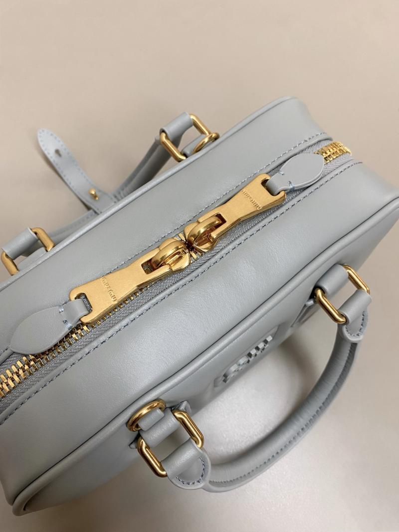Small Miu Miu Arcadie leather Bag Powder Blue 5BB142