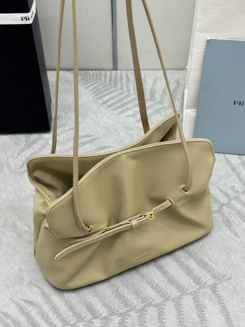 Small Prada Dada Nappa Leather Bag Beige 1BG586
