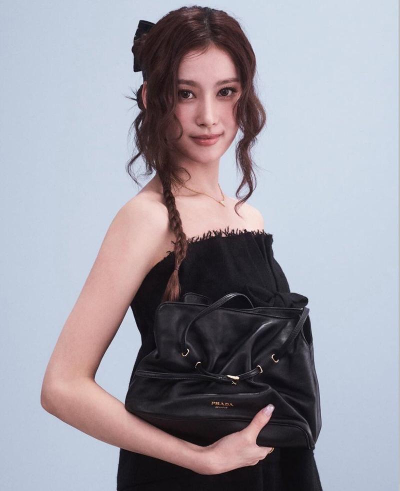 Small Prada Dada Nappa Leather Bag Black 1BG586