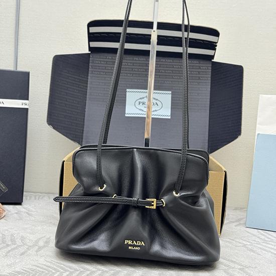 Small Prada Dada Nappa Leather Bag Black 1BG586