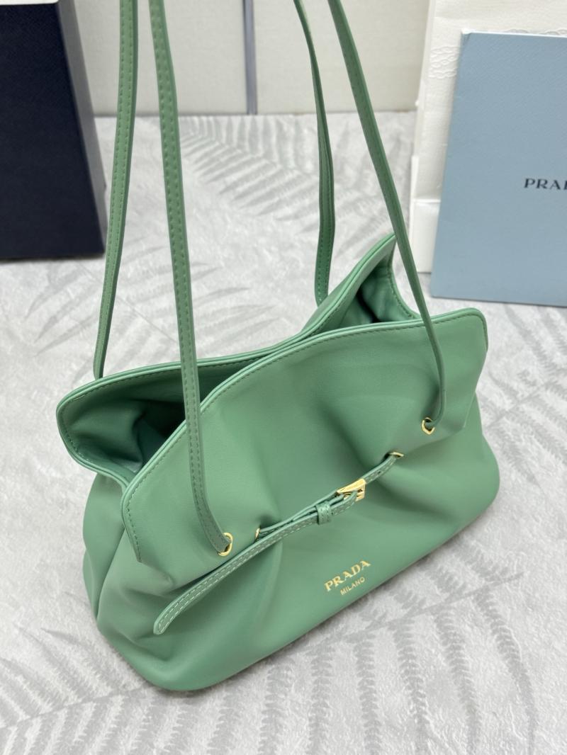 Small Prada Dada Nappa Leather Bag Green 1BG586