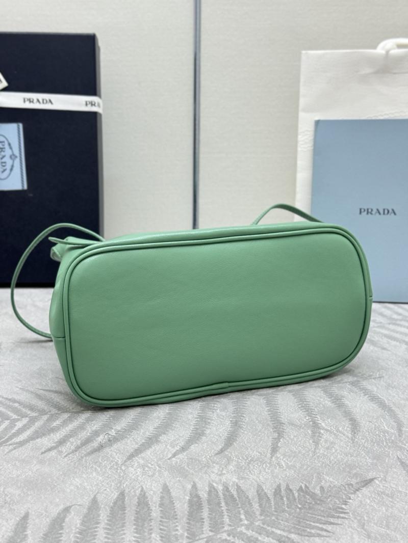 Small Prada Dada Nappa Leather Bag Green 1BG586