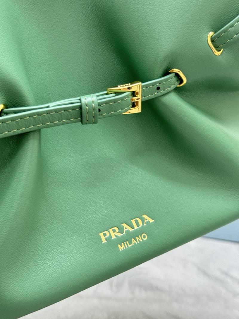 Small Prada Dada Nappa Leather Bag Green 1BG586