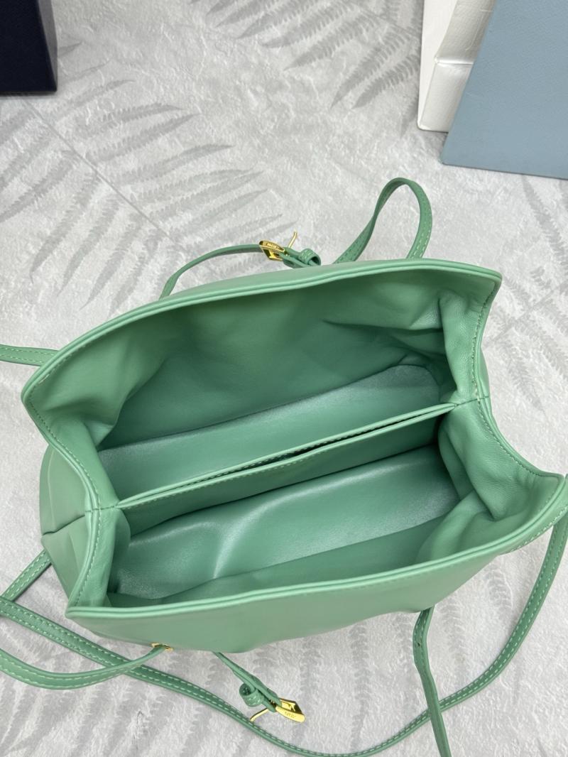 Small Prada Dada Nappa Leather Bag Green 1BG586