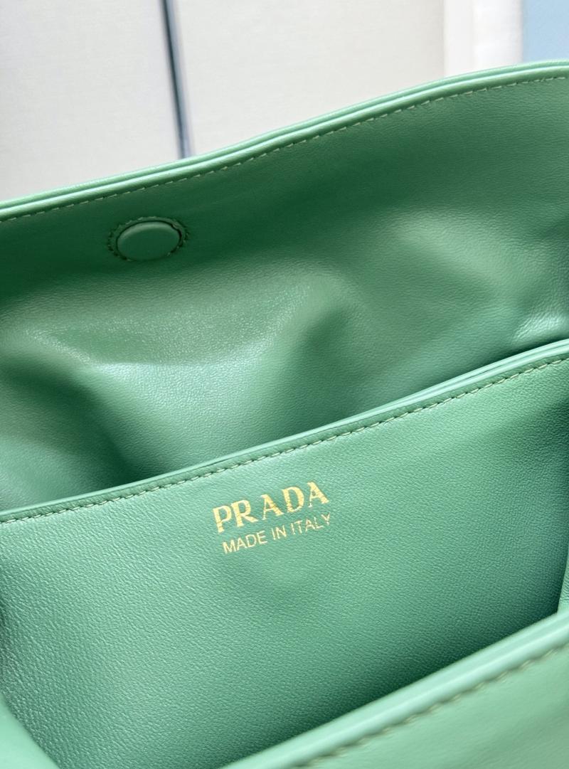 Small Prada Dada Nappa Leather Bag Green 1BG586