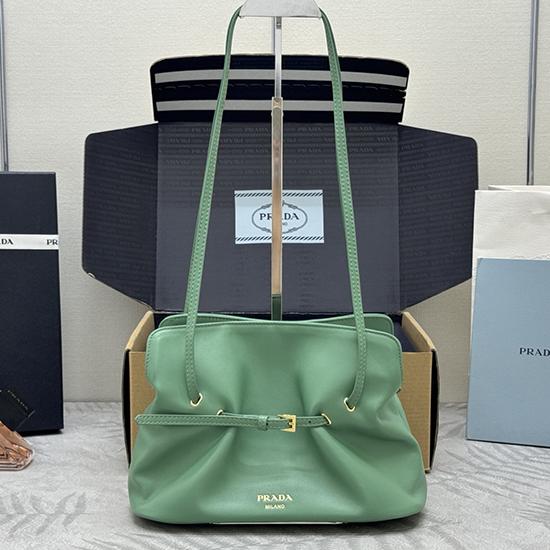 Small Prada Dada Nappa Leather Bag Green 1BG586
