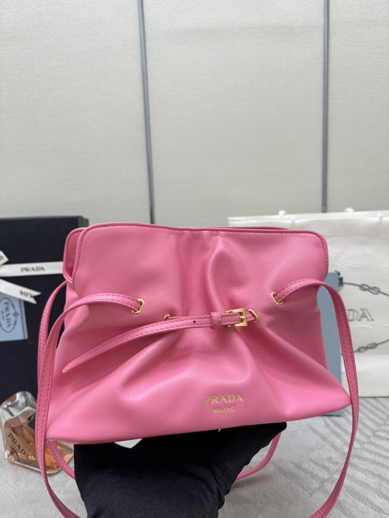 Small Prada Dada Nappa Leather Bag Pink 1BG586
