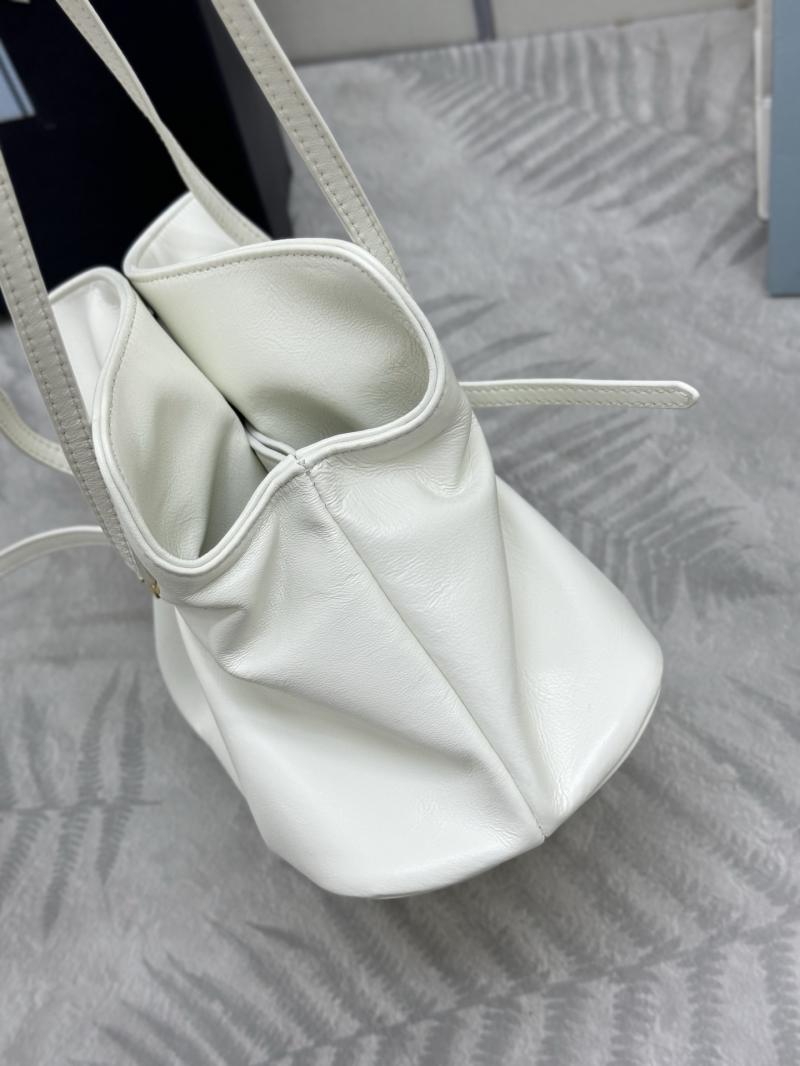 Small Prada Dada Nappa Leather Bag White 1BG586
