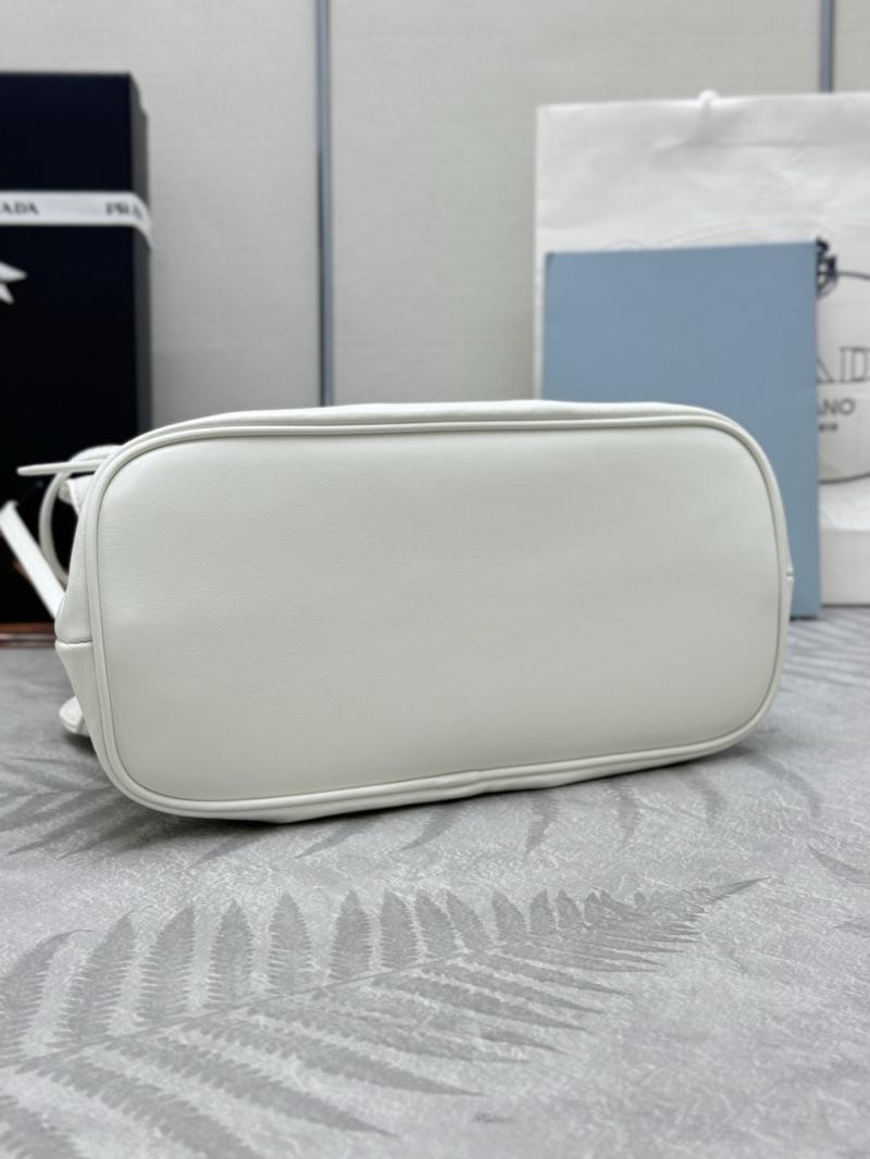 Small Prada Dada Nappa Leather Bag White 1BG586