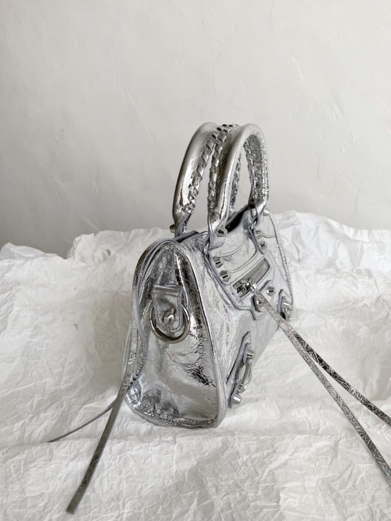 Balenciaga Le City Mini Bag Silver 806395