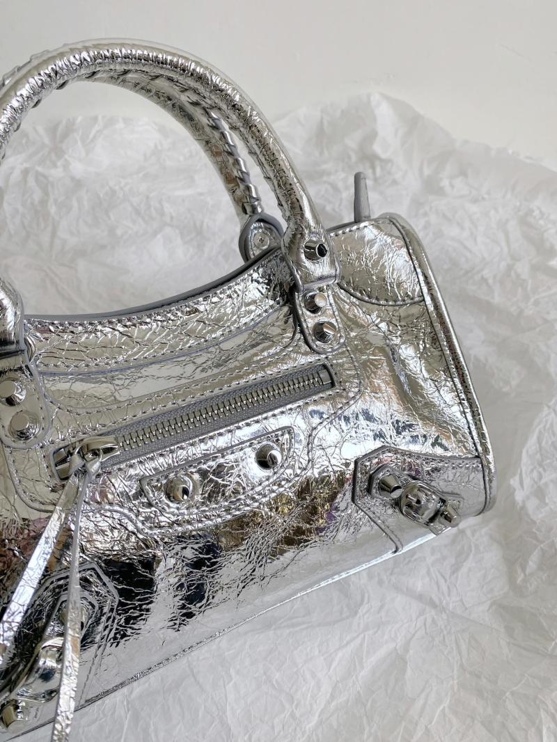 Balenciaga Le City Mini Bag Silver 806395