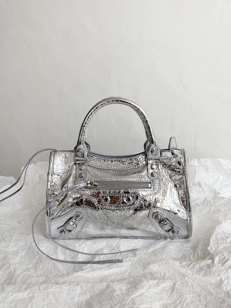 Balenciaga Le City Mini Bag Silver 806395