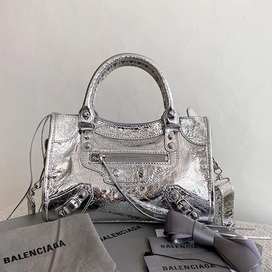 Balenciaga Le City Mini Bag Silver 806395