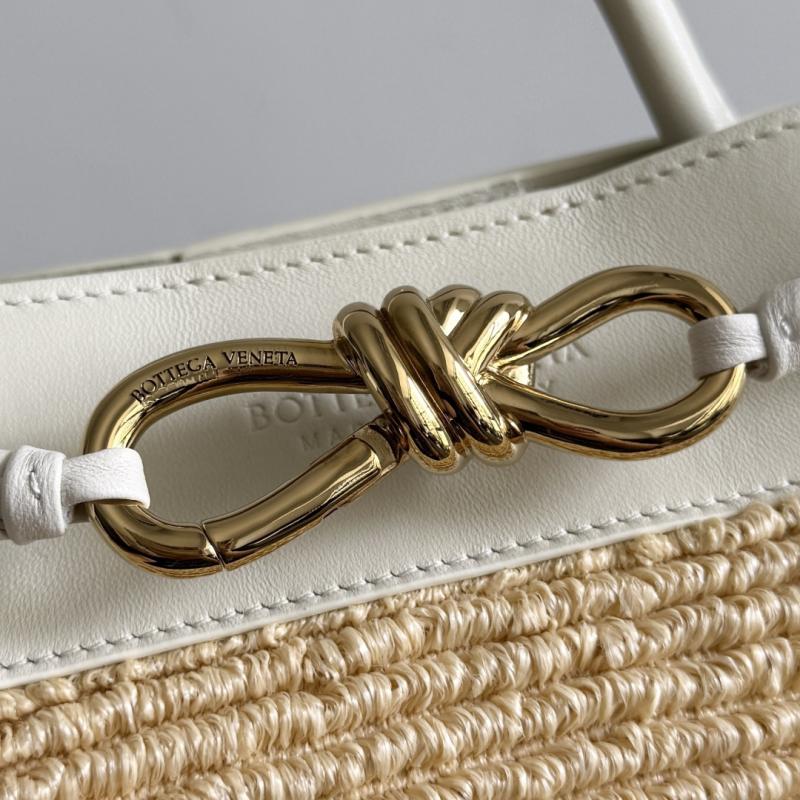 Bottega Veneta Raffia Small Andiamo Sea salt 827478