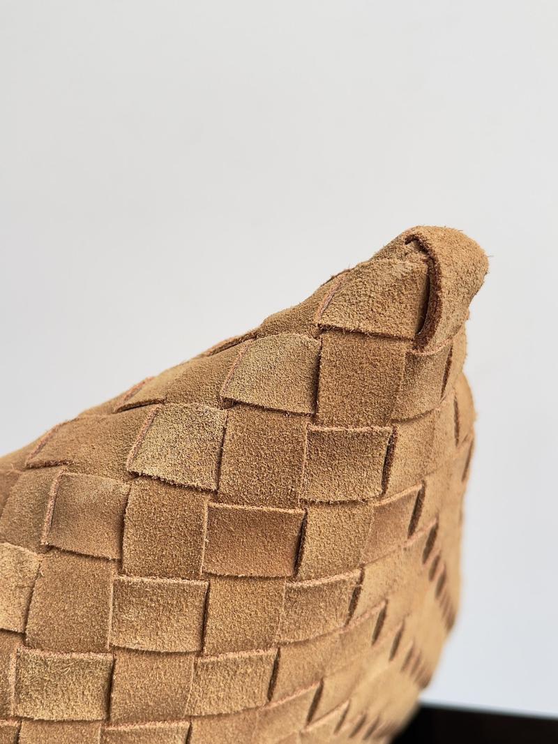 Bottega Veneta Suede Large Hop Light Brown 763970