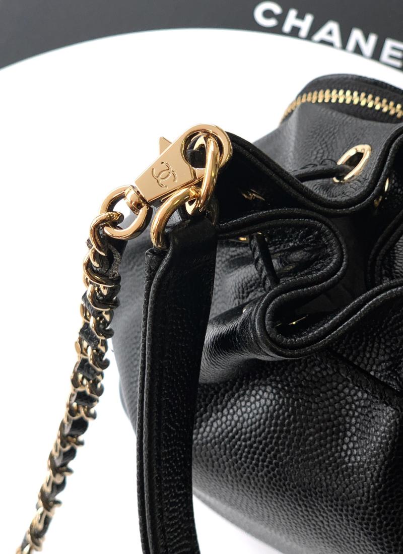 Chane Mini Bucket Bag Black AP0809