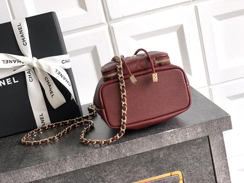 Chane Mini Bucket Bag Burgundy AP0809