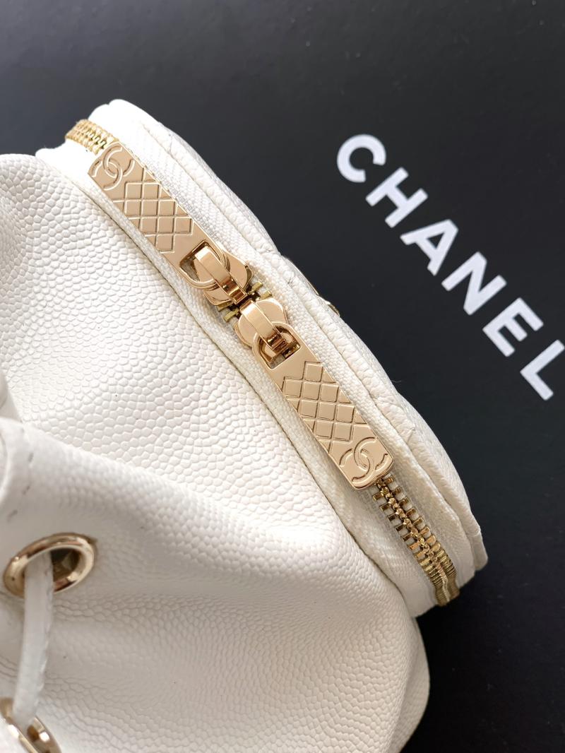 Chane Mini Bucket Bag White AP0809