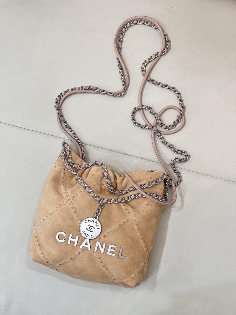 Chanel 22 Mini Handbag Beige AS3980