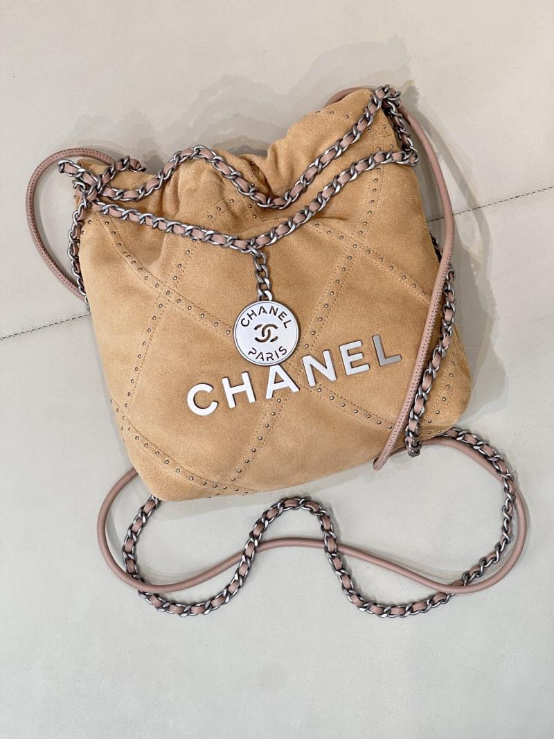 Chanel 22 Mini Handbag Beige AS3980