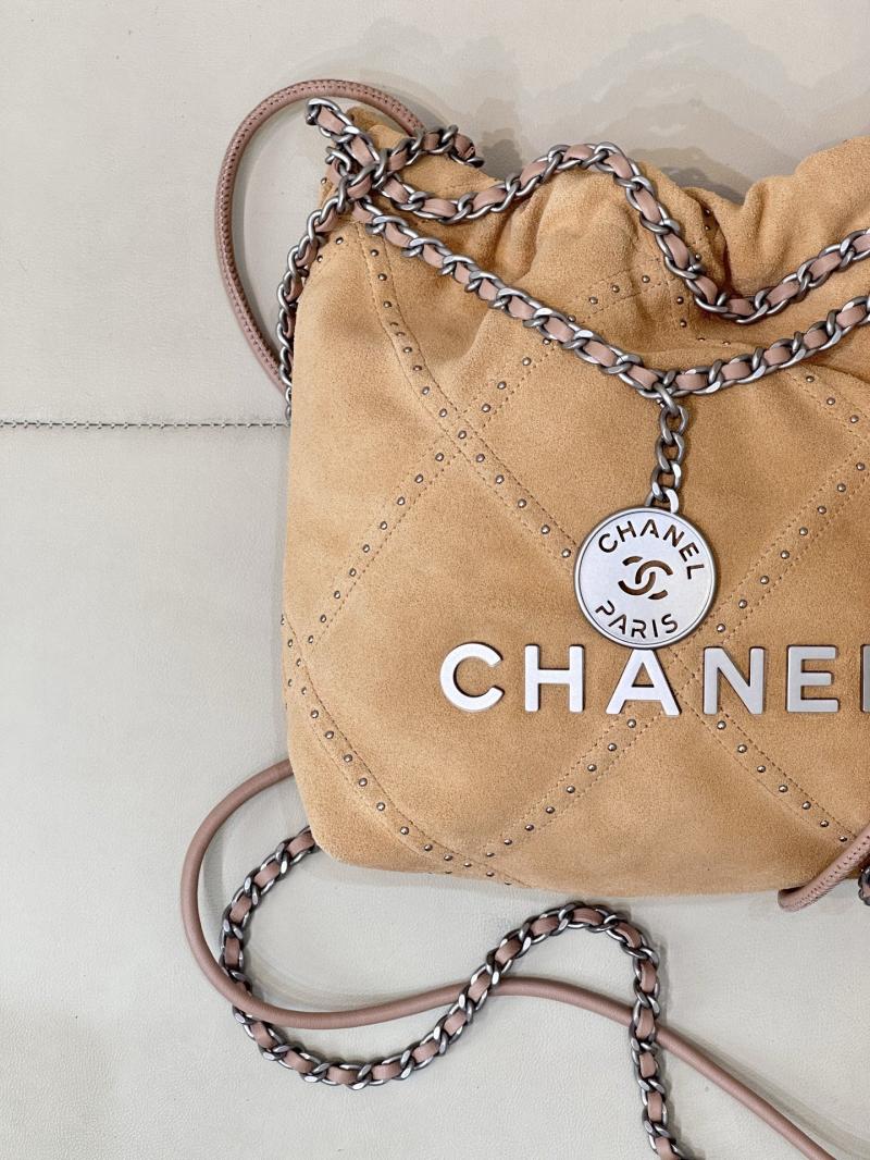 Chanel 22 Mini Handbag Beige AS3980