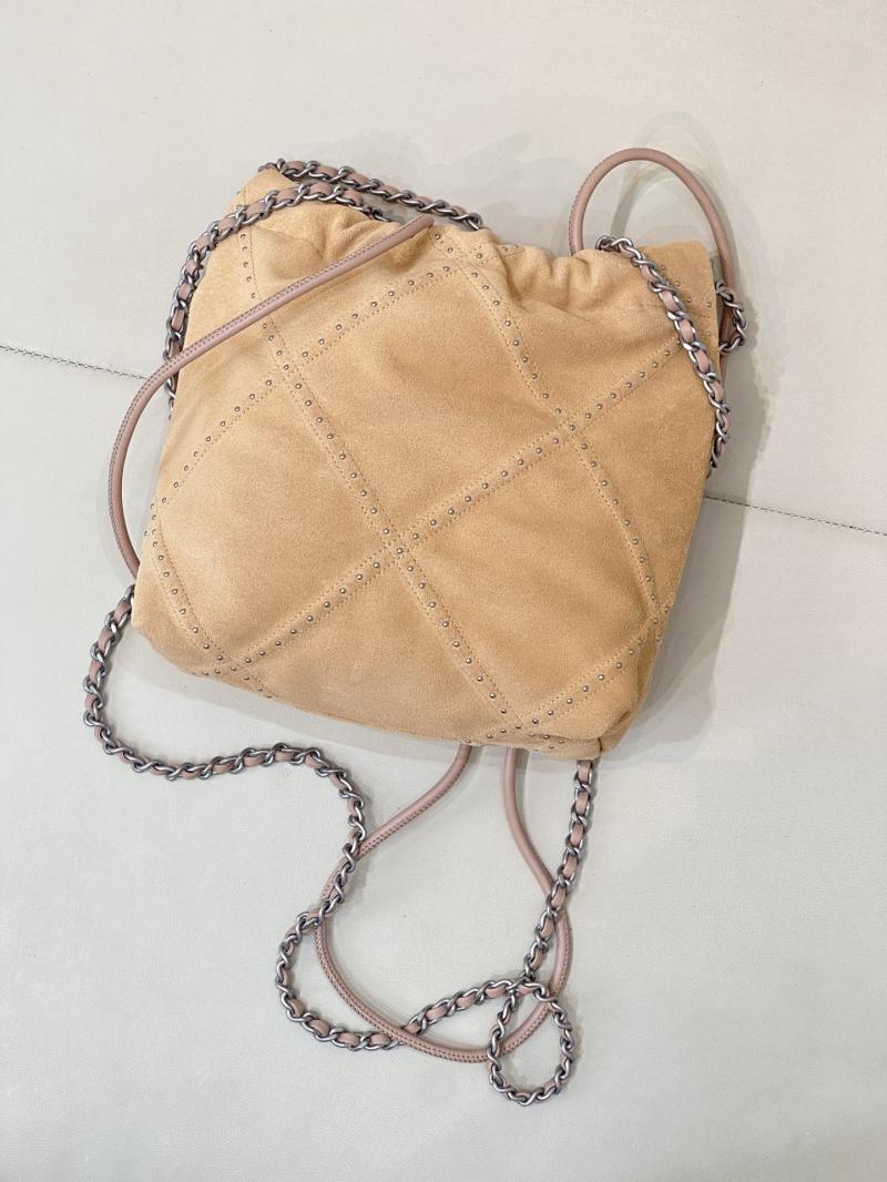 Chanel 22 Mini Handbag Beige AS3980