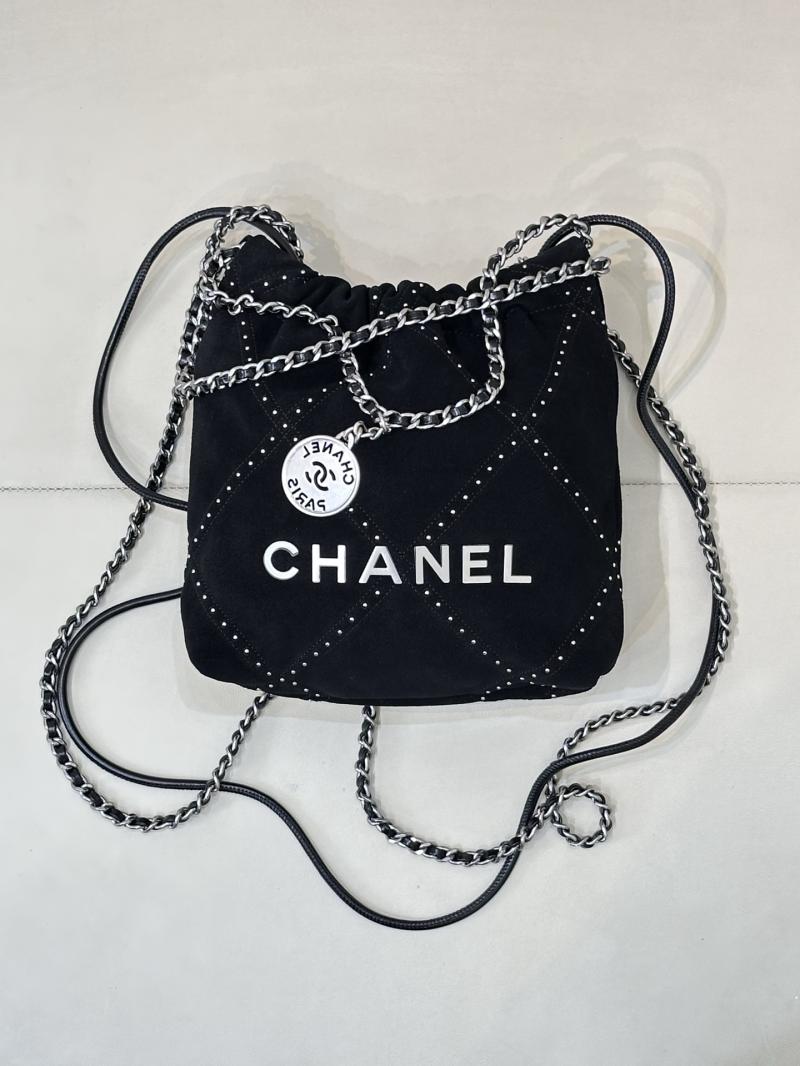 Chanel 22 Mini Handbag Black AS3980