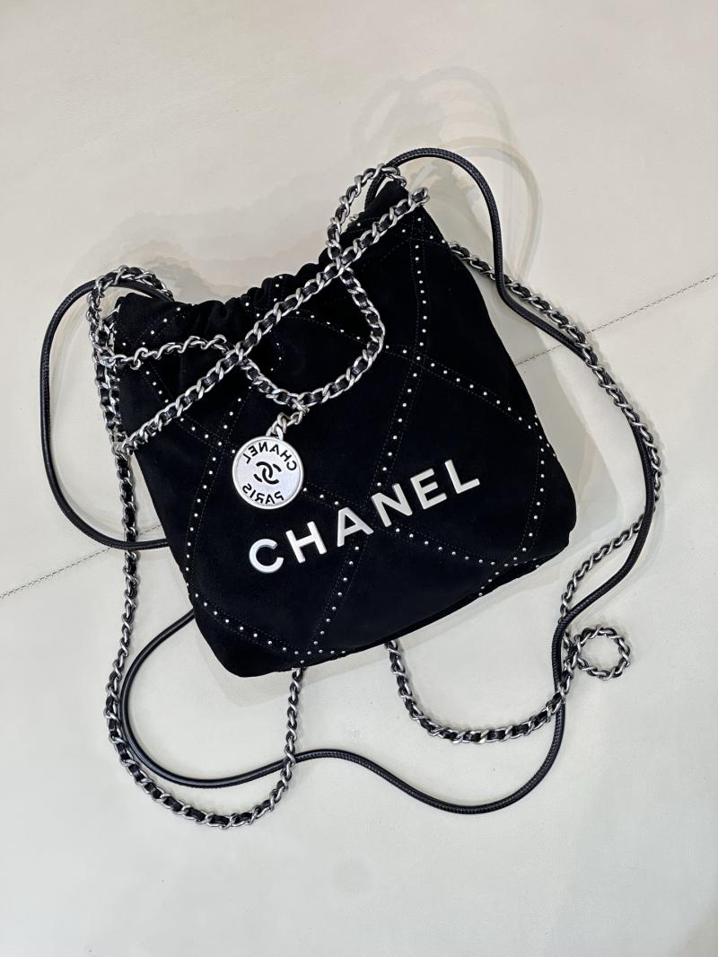 Chanel 22 Mini Handbag Black AS3980