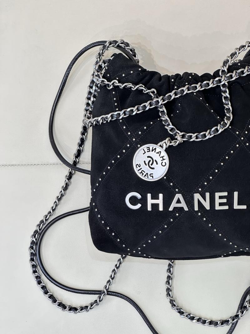 Chanel 22 Mini Handbag Black AS3980